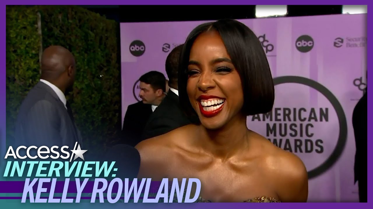 Kelly Rowland Shares Her Secret To Being Graceful & Classy on 2022 AMAs Red Carpet