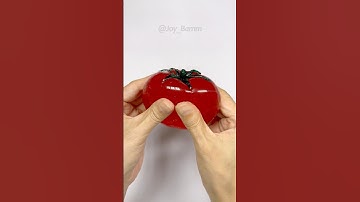 실리콘테이프 토마토🍅말랑이 만들기_Tomato Squishy DIY with Nano Tape #실리콘테이프