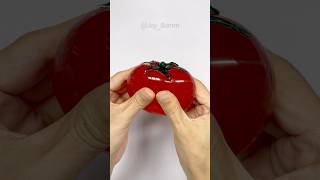실리콘테이프 토마토🍅말랑이 만들기_Tomato Squishy Diy With Nano Tape #실리콘테이프