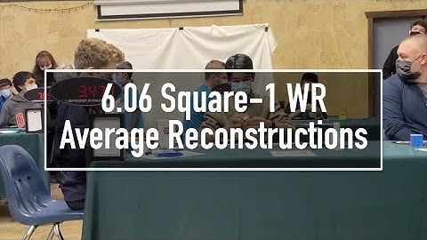 6.06 Square-1 WR Average Reconstructions! [Alt Angle + OBL Solutions]