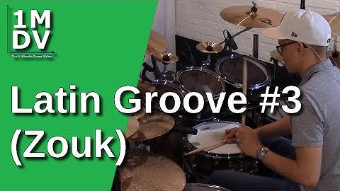 1MDV - The 1-Minute Drum Video #110 : Latin Groove #3 (Zouk)