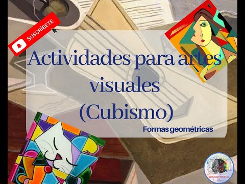 Cubismo 🎨 actividad de introducción// Experimenta con formas geométricas, introducción al "cubismo".