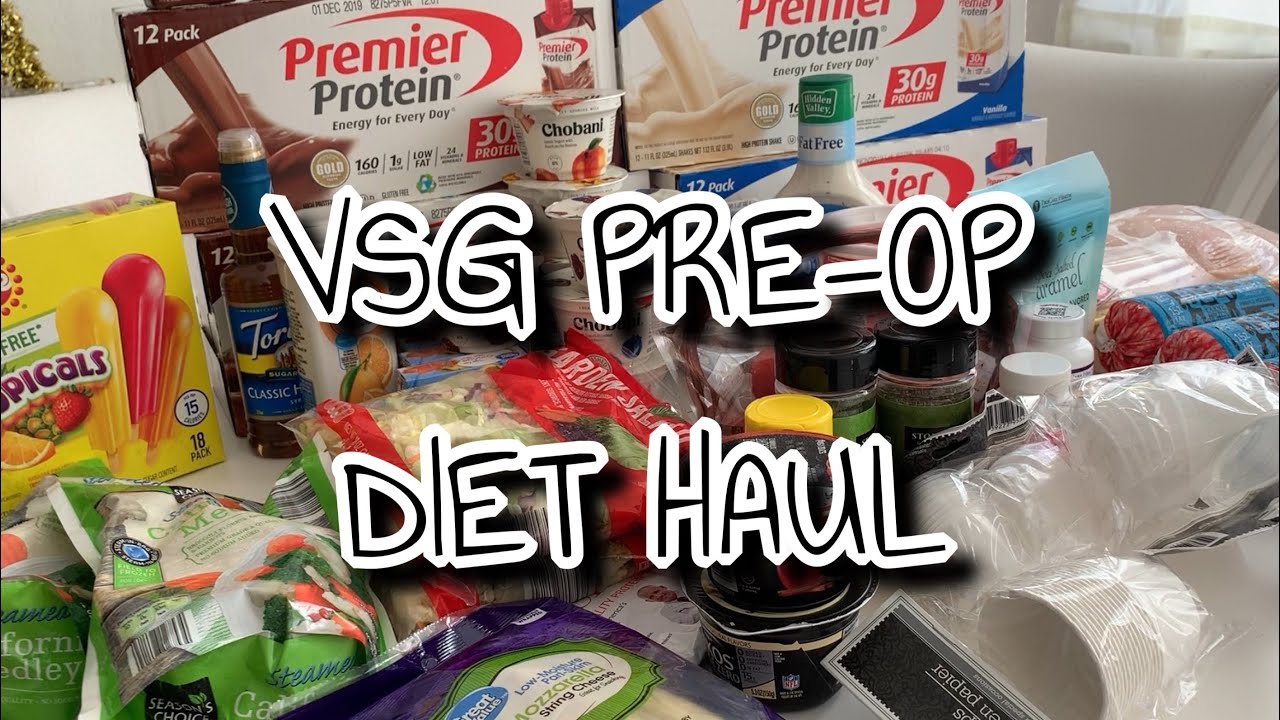 VSG PRE OP DIET HAUL YouTube VSG PRE OP DIET HAUL YouTube