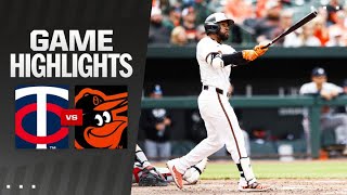 Twins vs. Orioles Game Highlights (4\/17\/24) | MLB Highlights