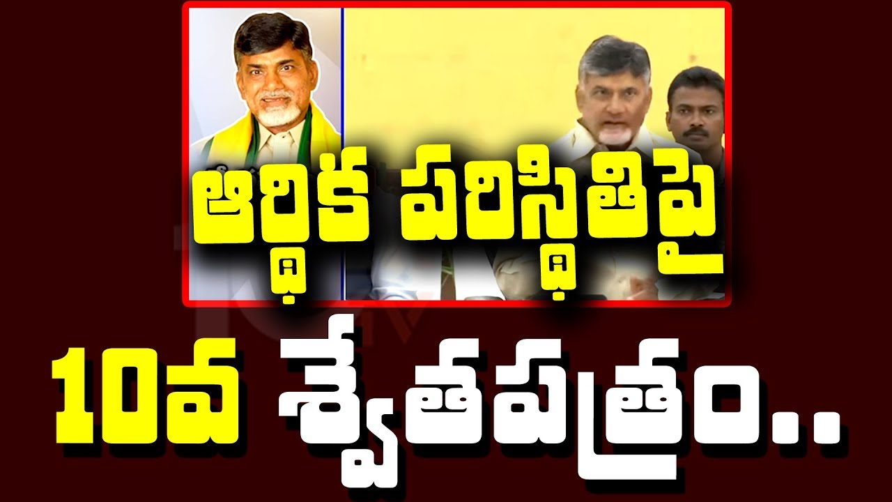 CM Chandrababu Released 10th White Paper On AP Financial Sector | AP CM Fires On NDA Govt | 10TV