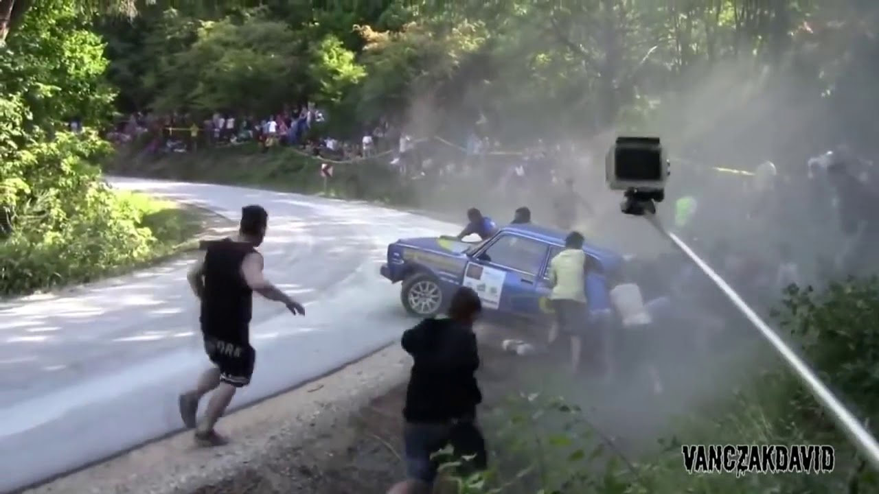 Лада 2107 Аварии на ралли Ваз - YouTube