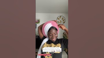 Headwrap Tutorial On My Birthday #headwrap #youtubeshorts #birthday thday