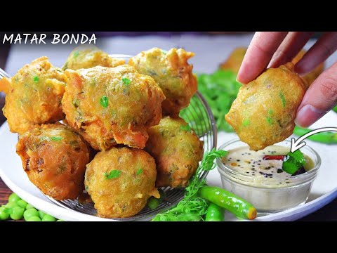 video Winter Special Matar Bhajji recipe at home with special chutney Maysore Bonda , Worldwide Recipes Winter Special Matar Bhajji recipe at home with special chutney Maysore Bonda