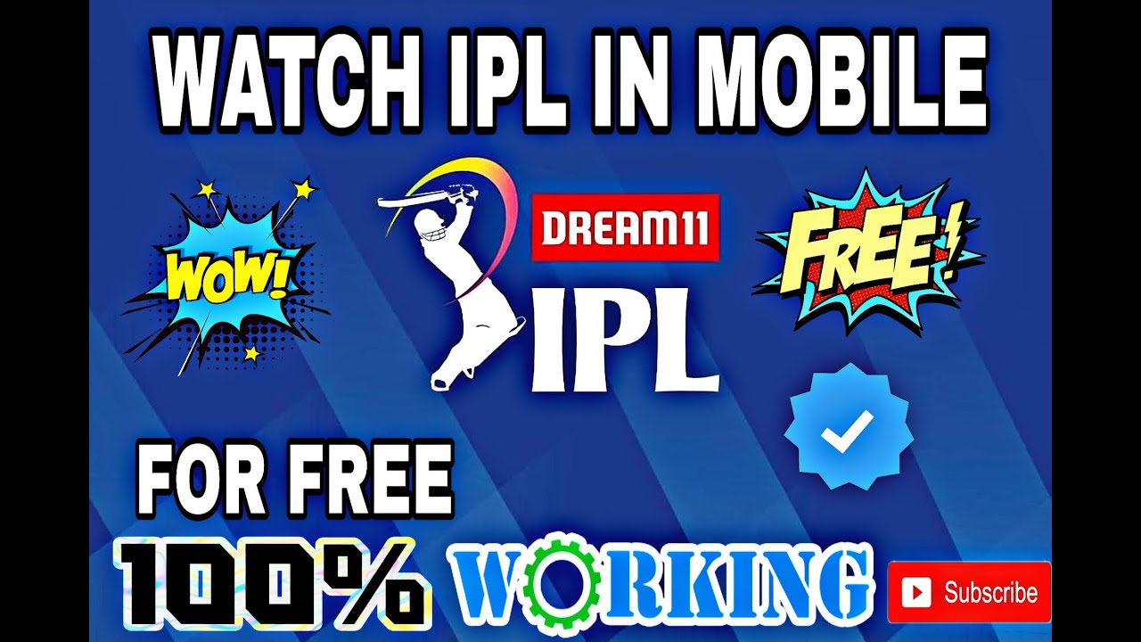 How to watch IPL in smartphone FREE 100 Working NO SUBSCRIPTION