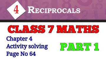 Class 7 maths Chapter 4 Activity page no 64 #class7 #class7maths 
