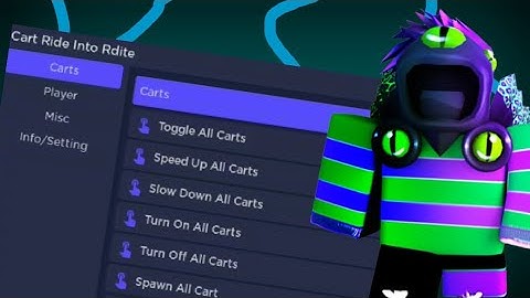 OP CART RIDE INTO RIDITE SCRIPT | ROBLOX EXPLOIT • HACK