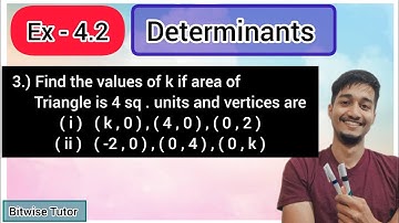 Class 12 Ex 4.2 Q3 Maths | Ex 4.2 class 12 maths q3 | Question 3 exercise 4.2 Class 12