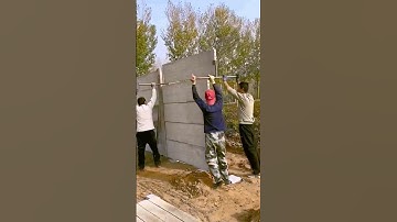 Share the process of assembling cement slabs with clever methods