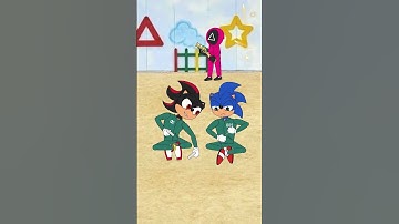 When Sonic got pranked by Shadow in the Squid game #sonic #animation #shorts