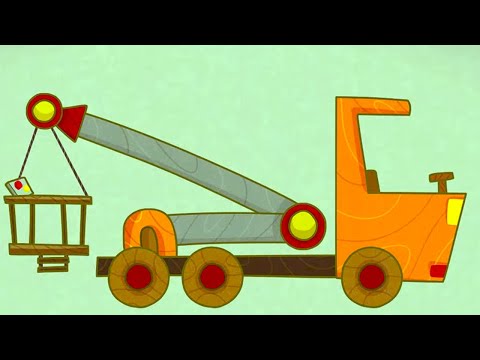 Машинки 🚦 Автокран 🚙 Развивающие мультфильмы для детей 🚚