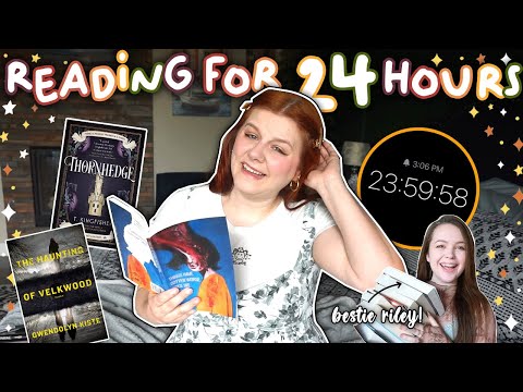 physically reading for 24 hours 📚⏰ this was a true test of my ADHD
