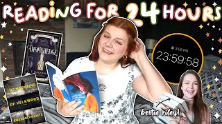 physically reading for 24 hours 📚⏰ this was a true test of my ADHD