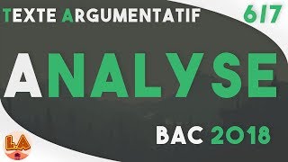 FR 3AS : ANALYSE D'UN TEXTE ARGUMENTATIF #6/7
