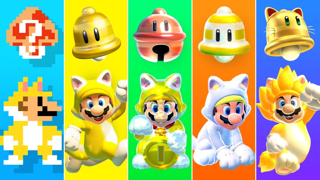 Evolution of Cat Power-Ups in Super Mario Games (2013-2022) 