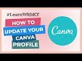 How To: Canva Public Profile | LearnWithKT