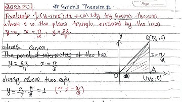 Evaluate by Greens Theorem|2023 PU|Mathematics-III Purbanchal University TU KU PoU|BE Civil Computer