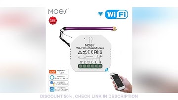 Tuya WiFi Smart Curtain Switch Module Roller Blinds Shutter Motor Smart Life APP Remote Control Alex