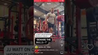 JJ Watt Shows How EASY It Is to Use Fake Weights!