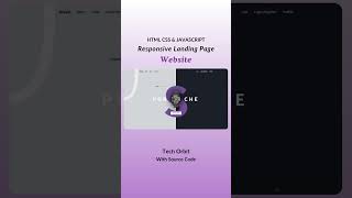 Responsive Landing Page Using HTML CSS & JavaScript #webdevelop #webdesign #htmlcsstutorial