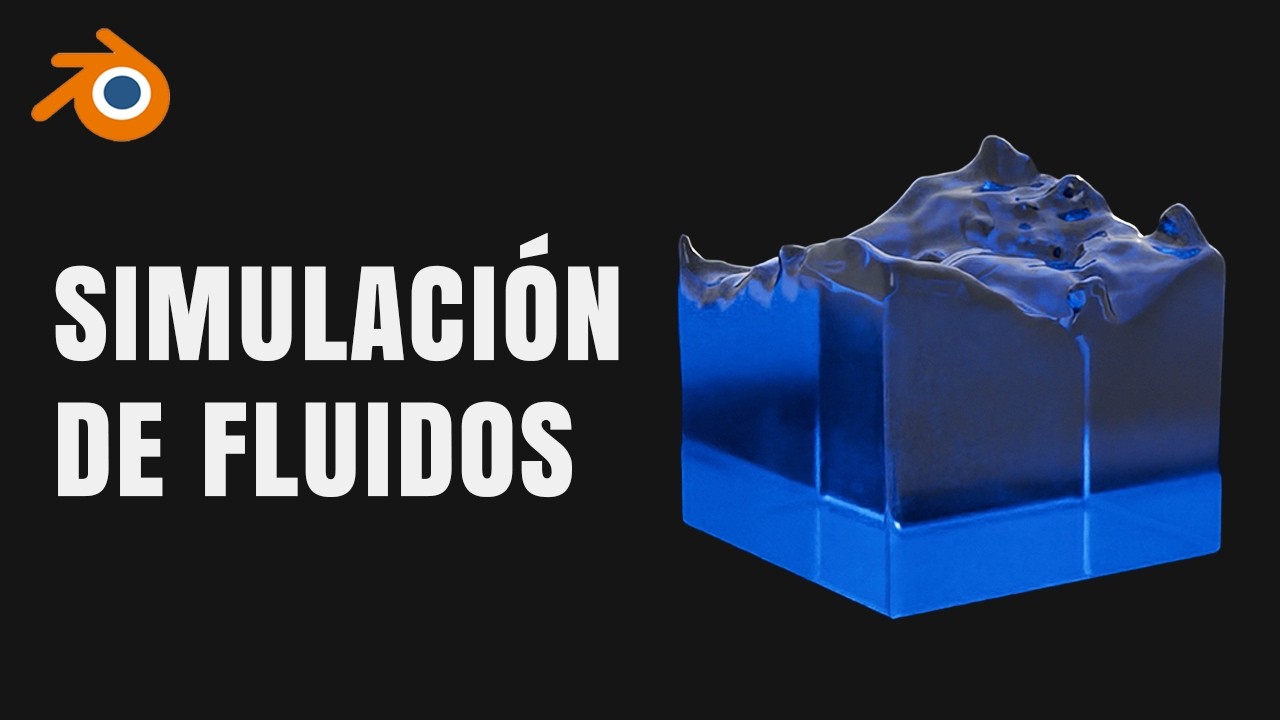 Como hacer SIMULACIÓN DE FLUIDOS en Blender 4.0 - YouTube