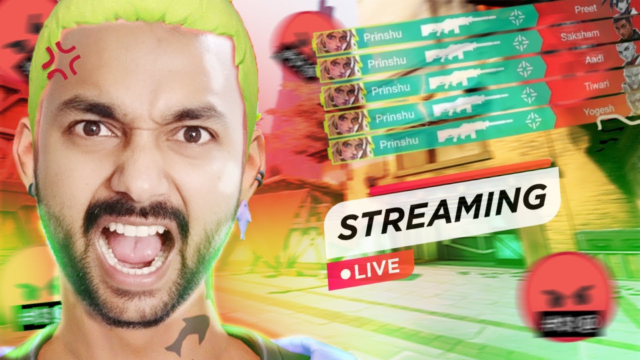🔴 Valorant NO its Flashorant LIVE || Prinshu Gamer ||