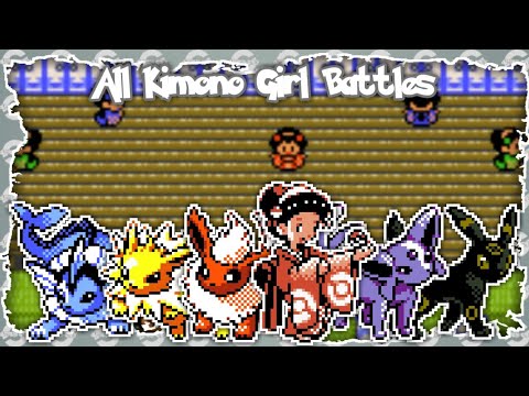 Pokémon Silver - All Kimono Battles - YouTube