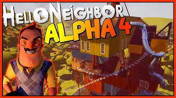 HELLO NEIGHBOR ALPHA 4 - Release Date & Theory - Hidden Messages & Secret Voices - New Alpha 4 Map