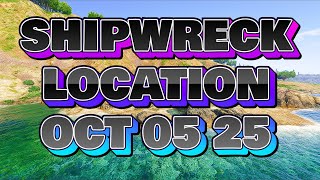 Shipwreck Location Today October 05 2025 GTA Online | GTA online daily shipwreck  location