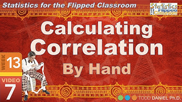 How to do a Pearson Correlation by Hand (13-7)