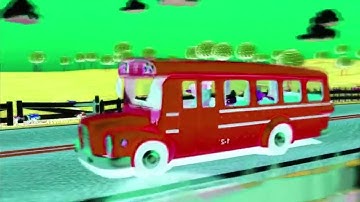 wheels on the bus go round and round [ Best after effects overlay ] nursery rhymes inverted best v2