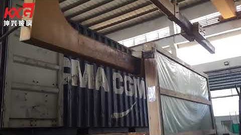 KXG Glass Container Loading