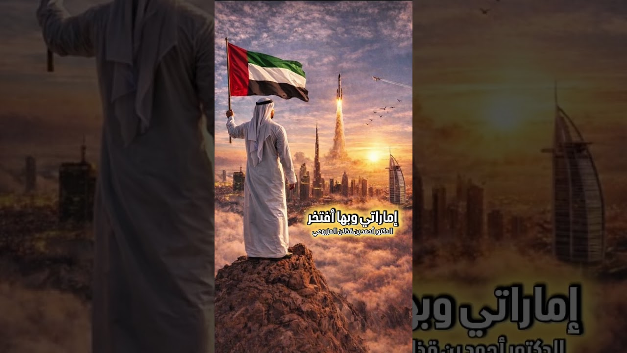 إماراتي وبها أفتخر . الدكتور أحمد بن قذلان المزروعي .
