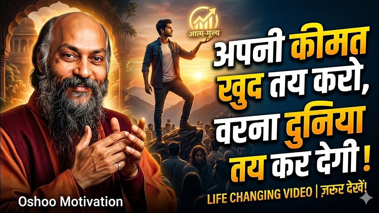 अपनी कीमत खुद तय करो वरना दुनिया तय कर देगी – Osho Motivation