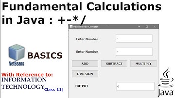 Fundamental Calculations / Operators in Java - NetBeans | Beginners Java | ARBX CodeX 2020