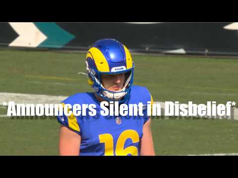 I Have Never Seen a Kicker Stun Announcers Like This