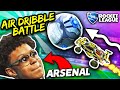 I CHALLENGED ARSENAL TO AN INTENSE AIR DRIBBLE BATTLE