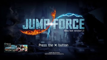 Jump force open beta (offline mode)