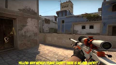Counterstrike - Teamplay the FACEIT experience; mirage short flash