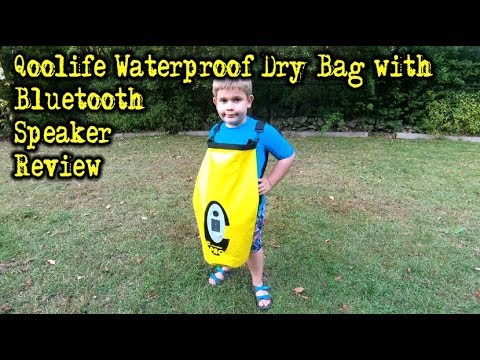 Qoolife Waterproof Dry Bag with Bluetooth Speaker Review Qoolife Waterproof Dry Bag with Bluetooth Speaker Review