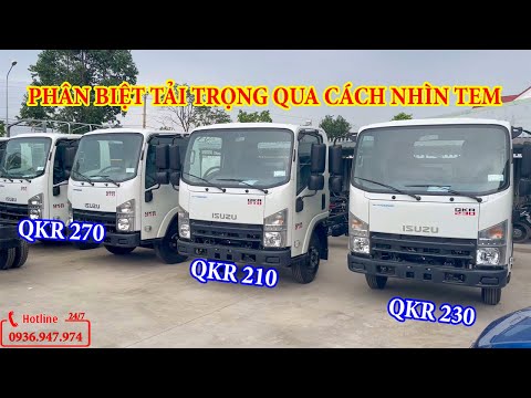 Video Nhận Biết Tải Trọng Trên Xe Tải ISUZU Đầu Vuông Qua... - youtube