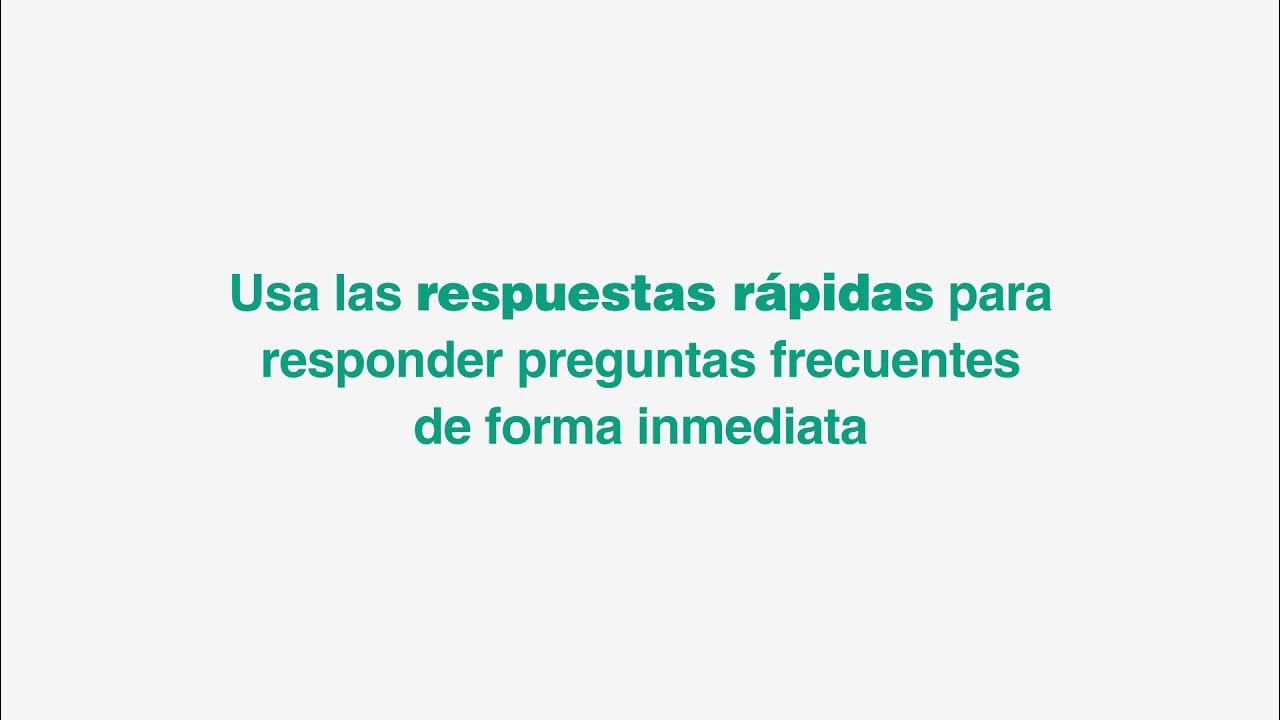 Cómo usar las herramientas de mensajería en WhatsApp Business