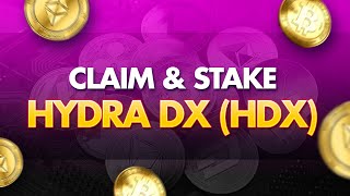 How to Claim & Stake your HydraDX (HDX)