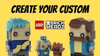 How to create custom LEGO Brickheadz with Bricklink Studio? | Ninja, Ibai & Dog Man screenshot 4