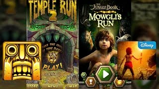 Temple Run 2 против The Jungle Book Mowgli Run — Геймплей игр в стиле Temple Run для Android/iOS screenshot 4