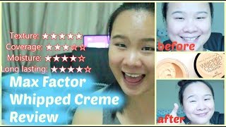 My First Impressions and Review: Max Factor Whipped Creme Foundation  Singleeyelidsee